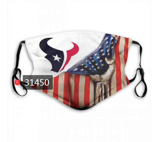 NFL 2020 Houston Texans 136 Dust mask with filter->nfl dust mask->Sports Accessory